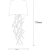 Applique murale brindilles Sarton Tissu et Métal Noir
