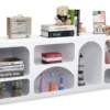 Buffet bas Navalor L160cm design arches style troglodyte Blanc