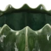 Cache-pot à effet cactus vert