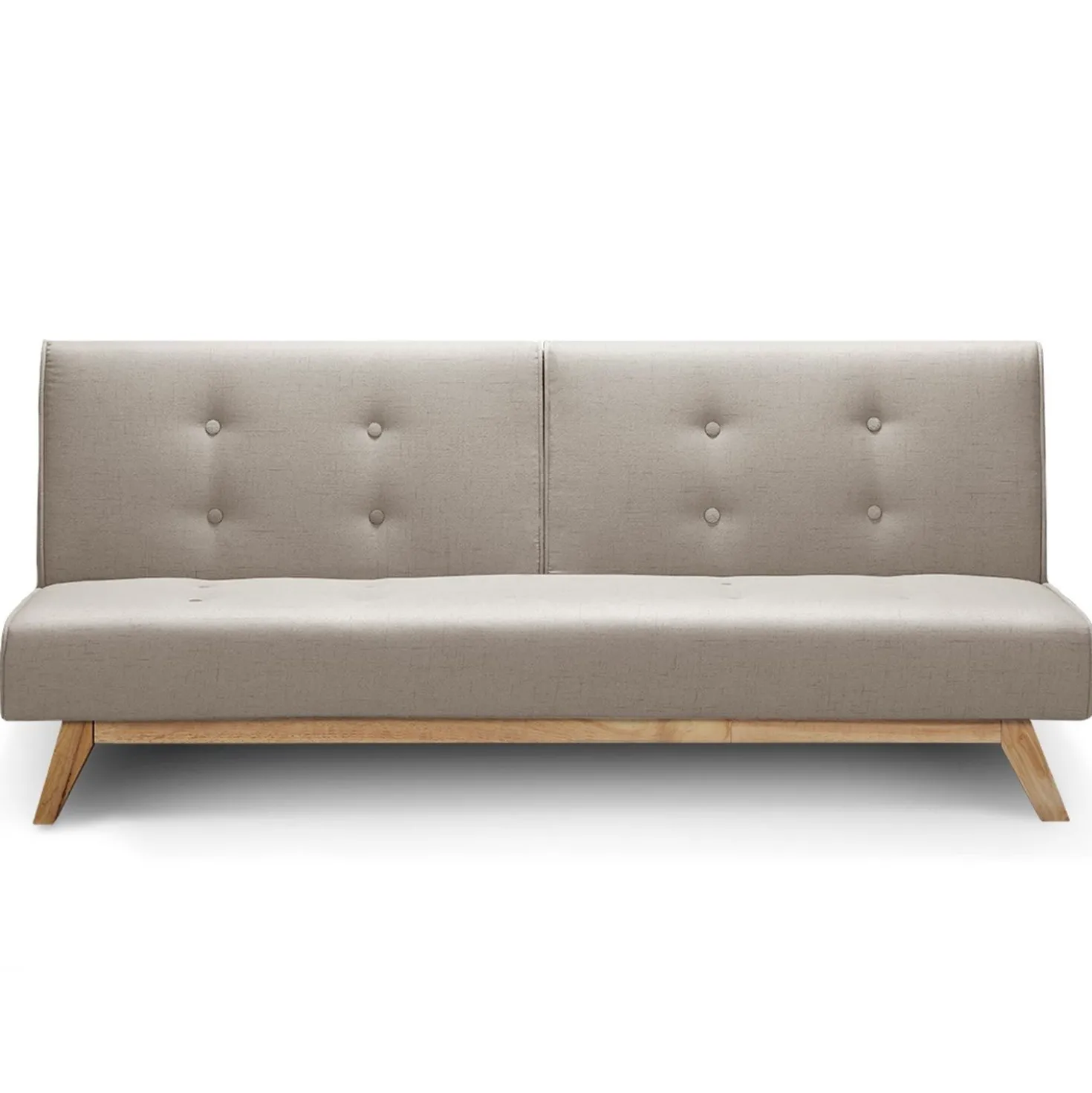 Canapé convertible clic-clac scandinave Yazu Beige