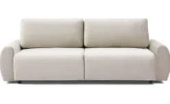 Canapé convertible 3 places Traviata Velours Beige