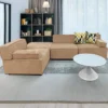 Canapé modulable Benoit Velours côtelé Beige
