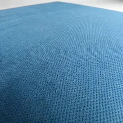 Canapé 3 places convertible et modulable Bergerac Tissu doux texturé Bleu