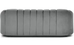 Canapé 3 places design Sidonie Velours Gris