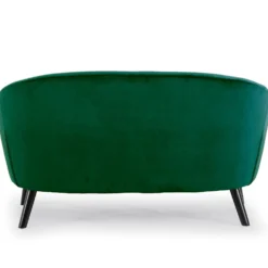Canapé 2 places scandinave Savoy Velours Vert