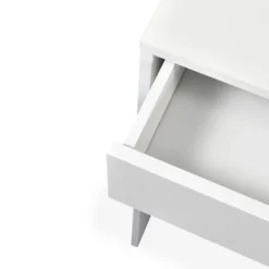 Coiffeuse avec miroir LED Talisma L80cm Blanc