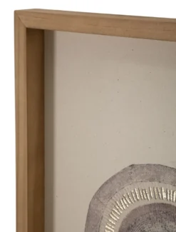 Décoration murale Circlly en bois motifs géométriques tons chauds