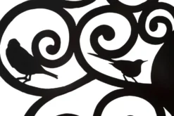 Décoration murale 3D Arbre Fer Noir silhouettes oiseaux