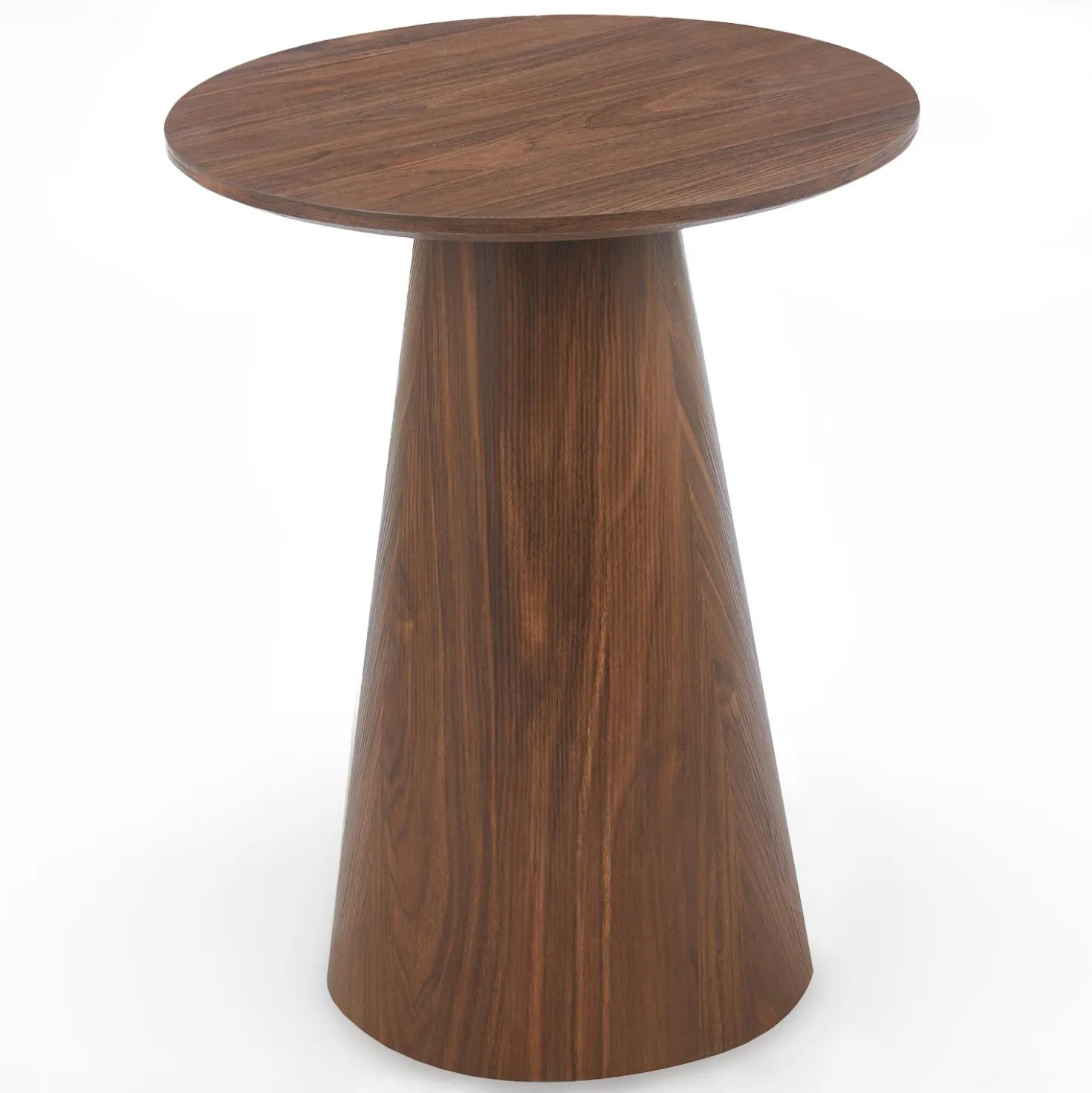 Ensemble de 2 tables basses rondes Callie Bois noisette