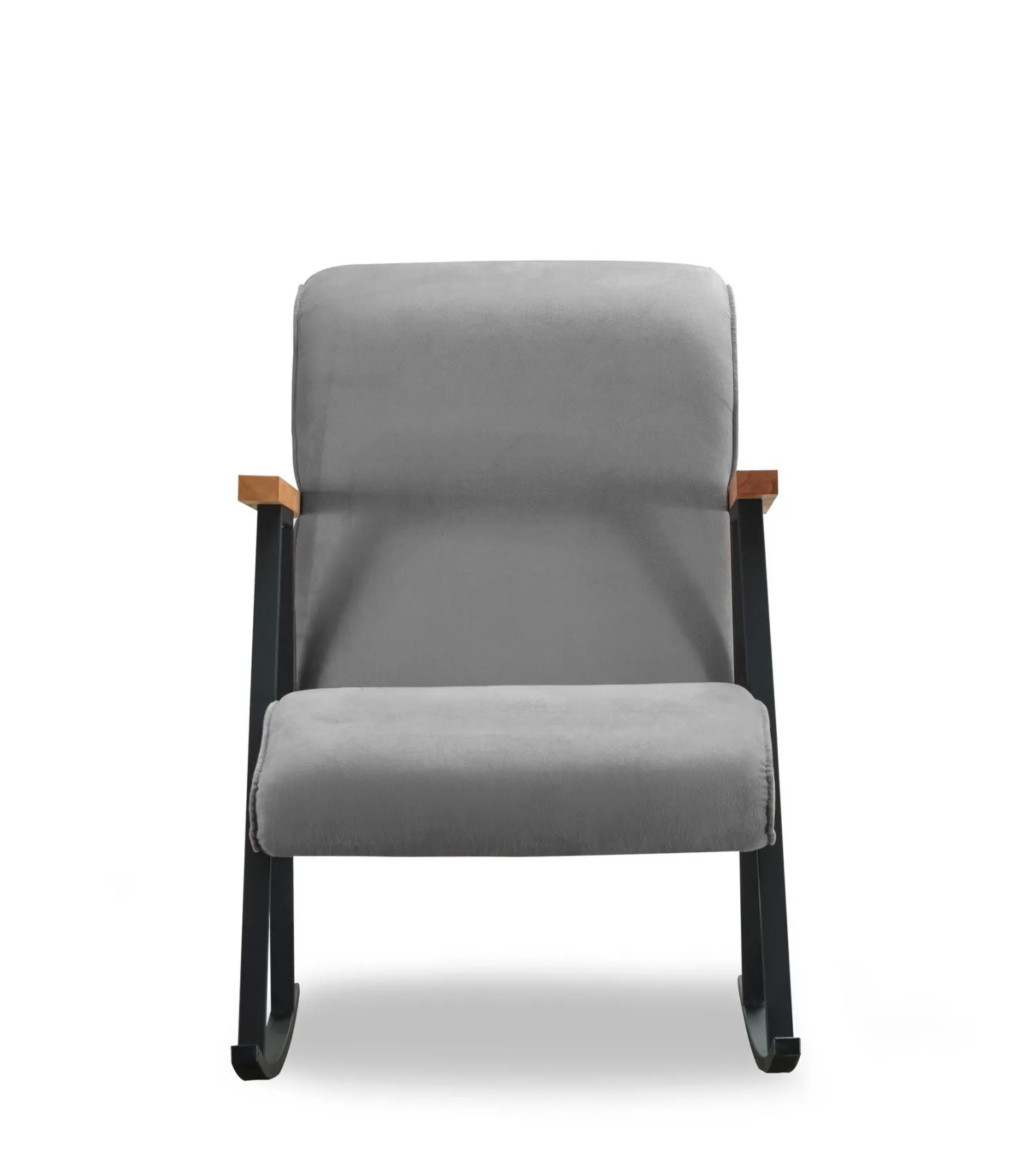 Fauteuil à bascule Vitocha Velours Gris