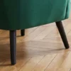 Fauteuil matelassé Vidal Velours Vert