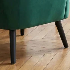 Fauteuil matelassé Vidal Velours Vert