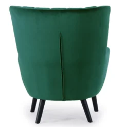 Fauteuil matelassé Vidal Velours Vert