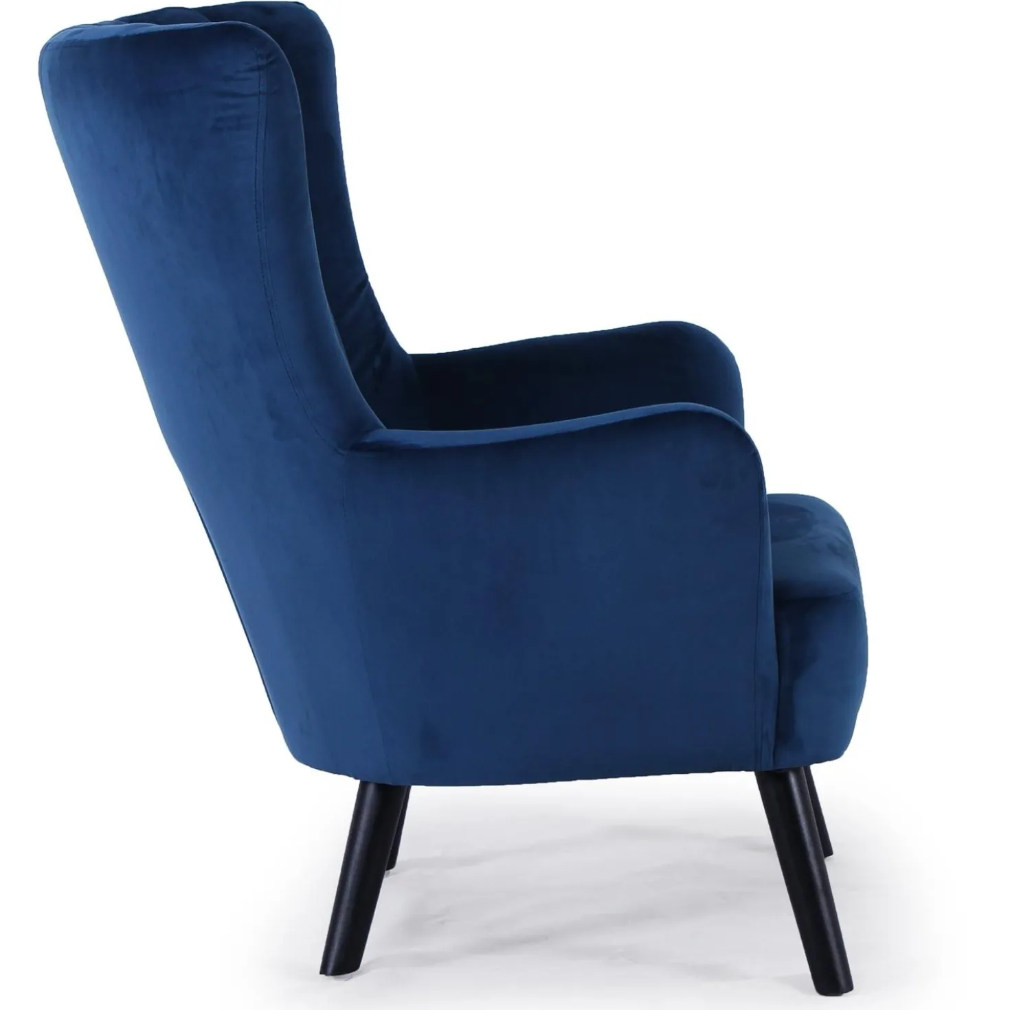Fauteuil matelassé Vidal Velours Bleu