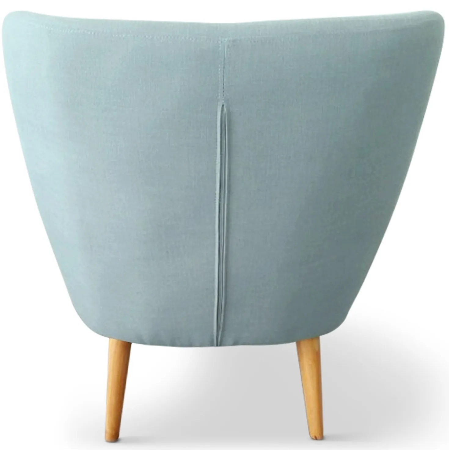 Fauteuil scandinave Molly Tissu Bleu
