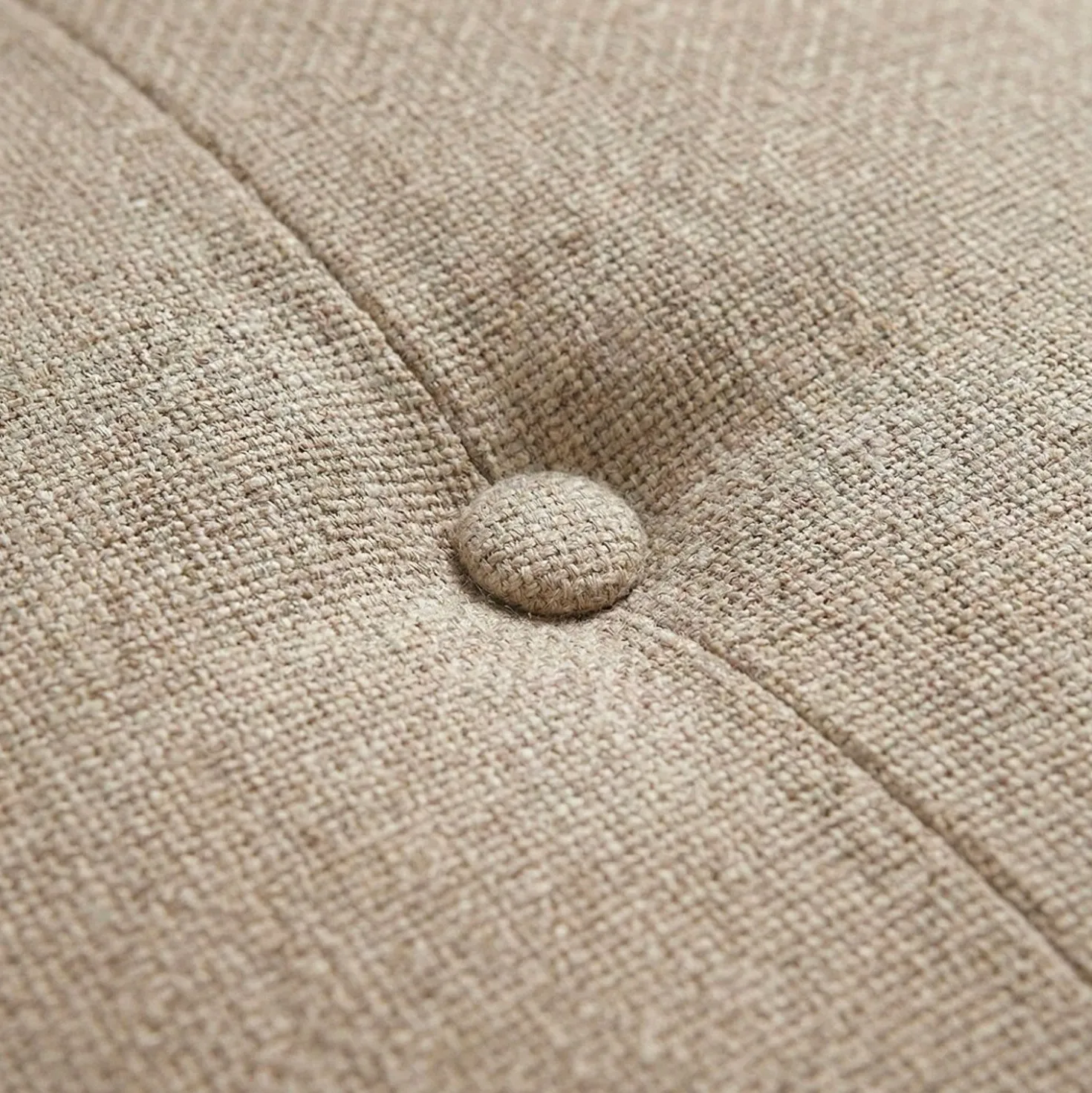 Fauteuil scandinave Savoy tissu Beige