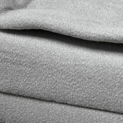 Fauteuil transformable en banquette Lefkada Tissu texturé Gris