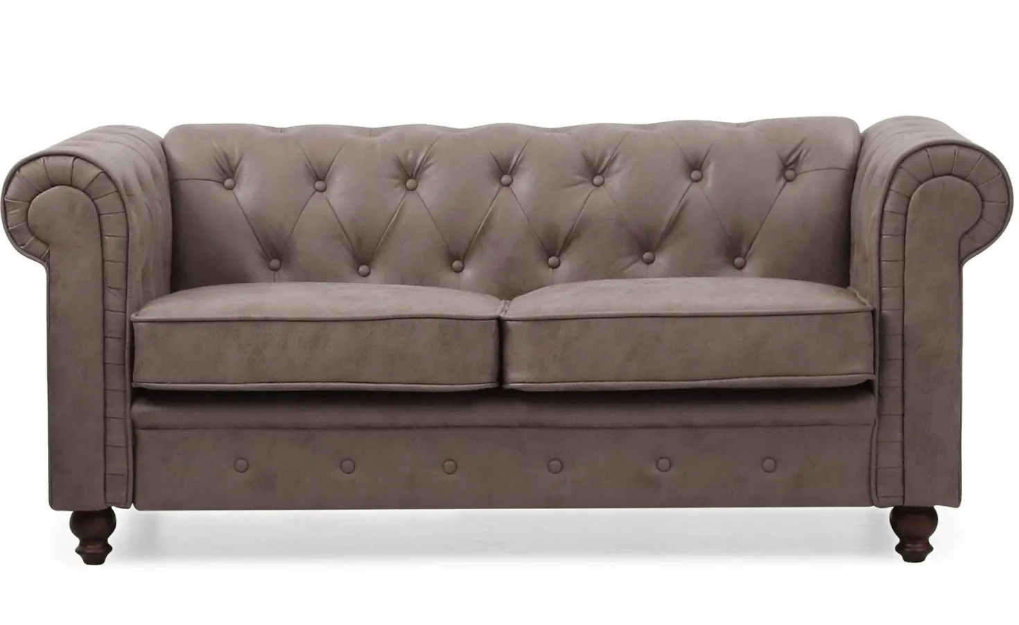 Grand canapé 2 places Chesterfield Vintage
