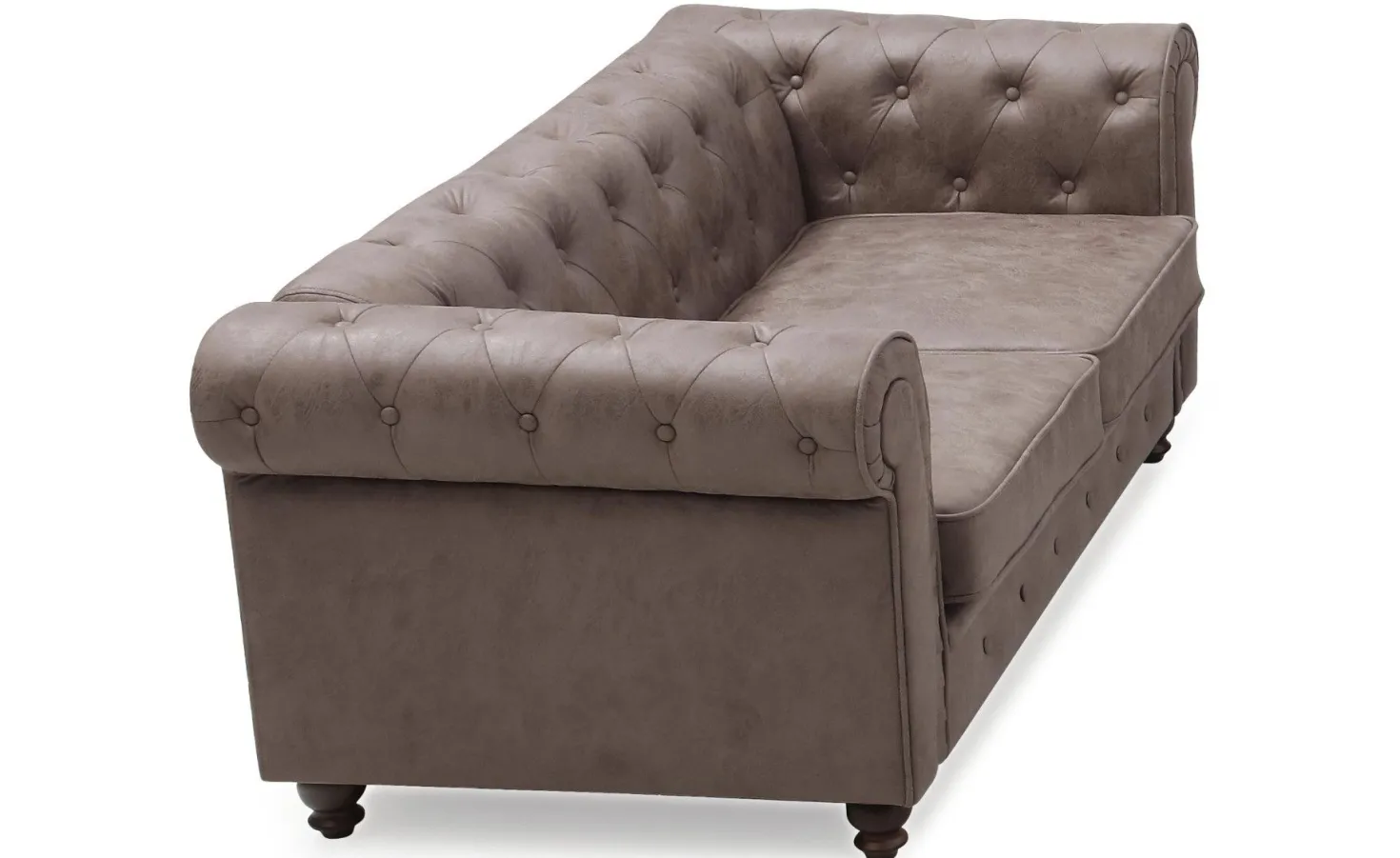 Grand canapé 2 places Chesterfield Vintage