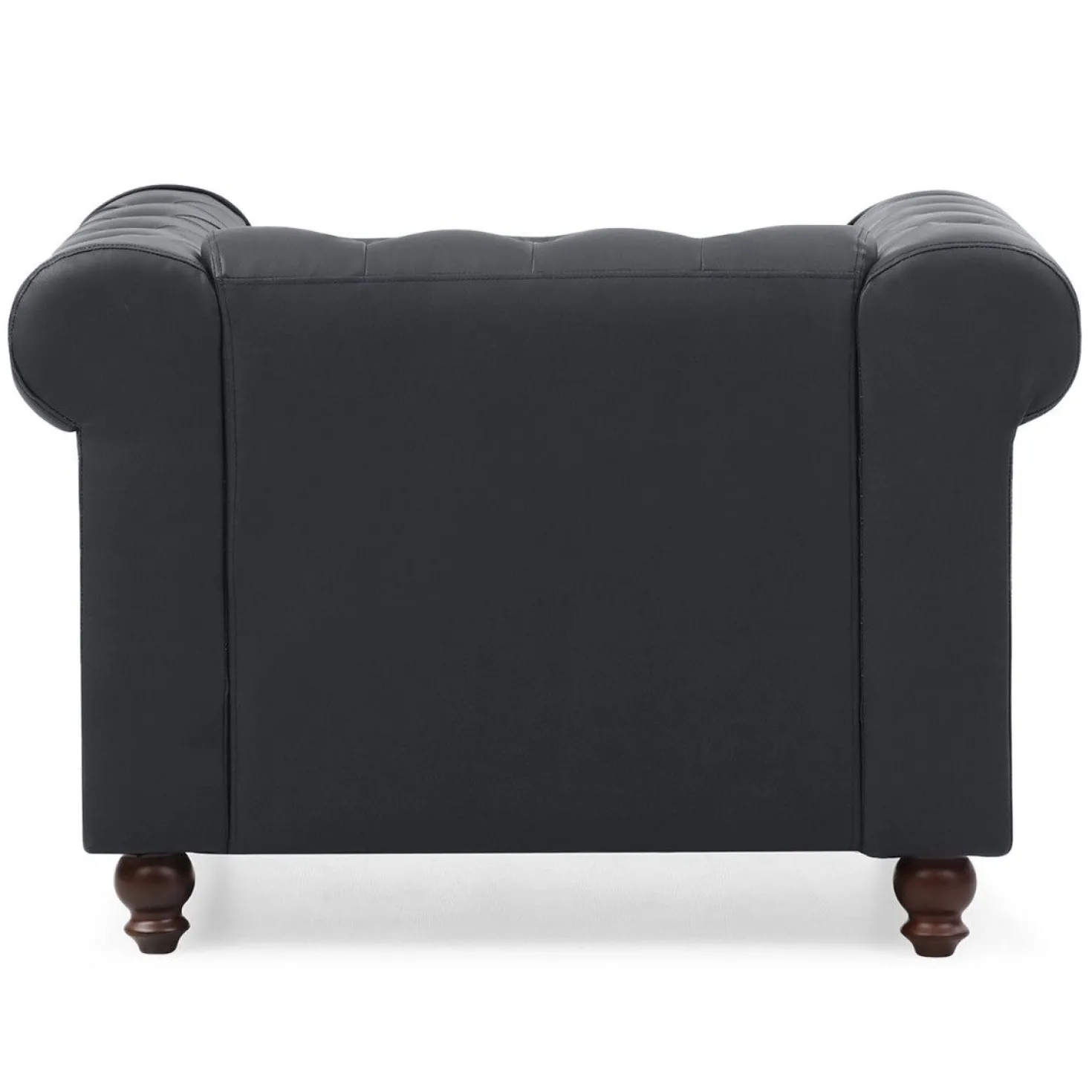 Grand fauteuil Chesterfield Noir