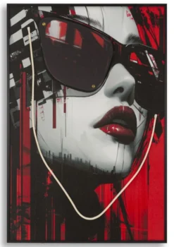 Image LED 3D en acrylique