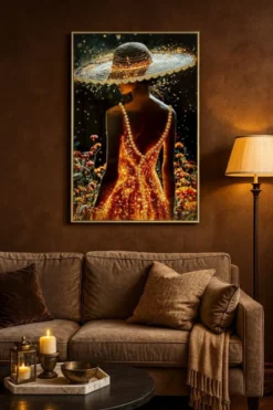Impression sur toile Illumy Laqué avec cadre