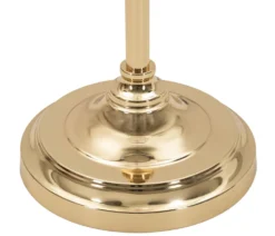 Lampe debout Gipsy Métal Doré abat-jour Blanc