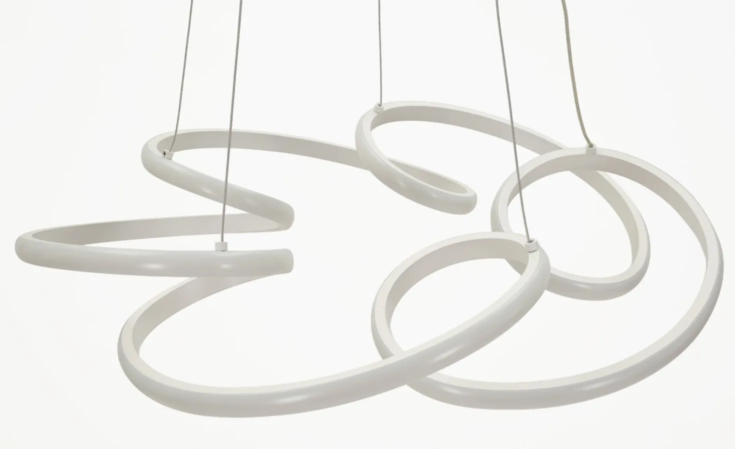 Lampe de plafond Glovy blanche LED