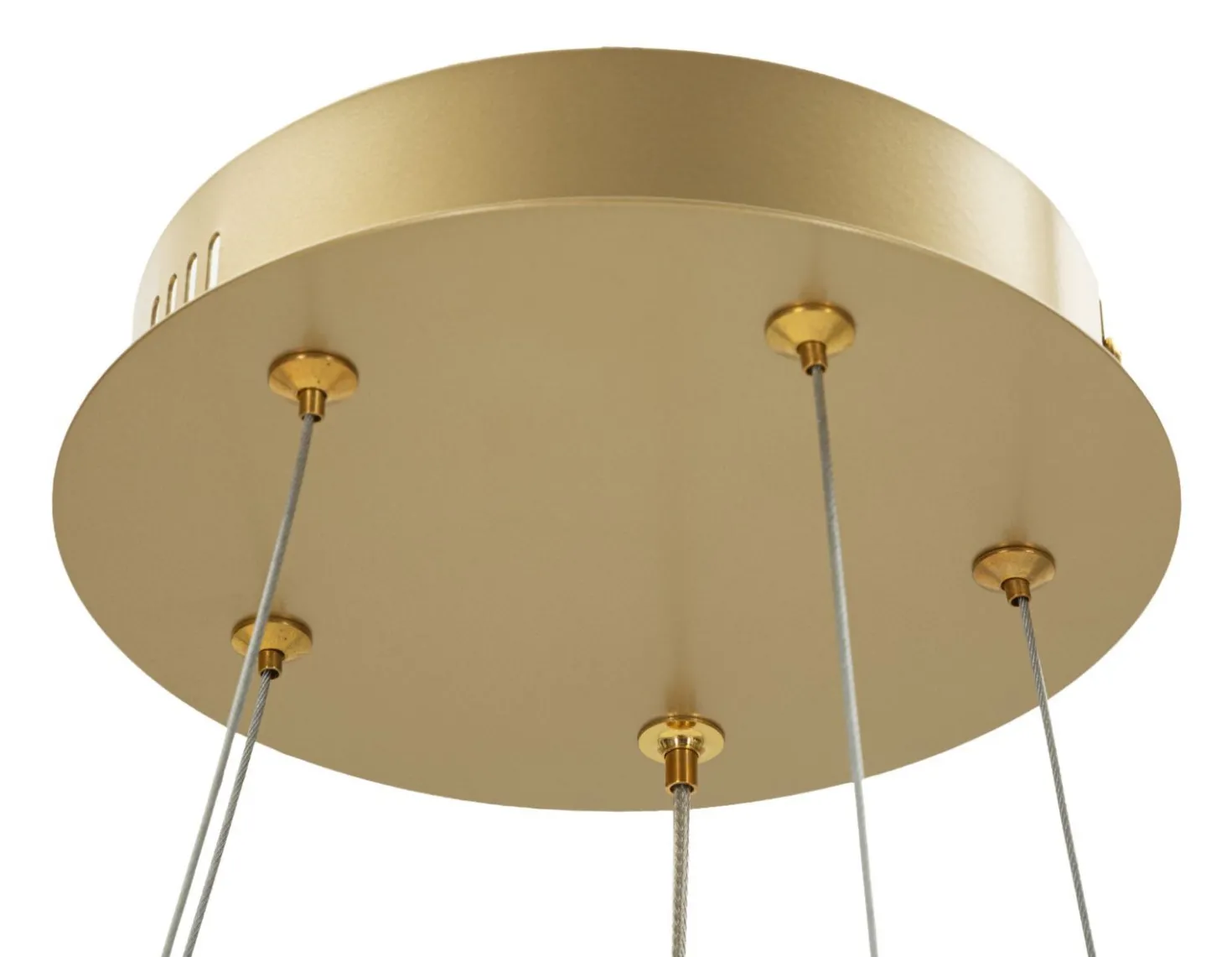 Lampe de plafond Glovy or satiné à LED intégrée