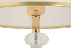 Lampe de table Gipsy Dorée et Blanche