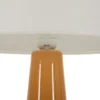 Lampe de table Gress Moutarde abat-jour Blanc