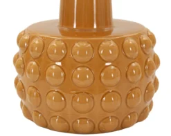 Lampe de table Gress Moutarde abat-jour Blanc