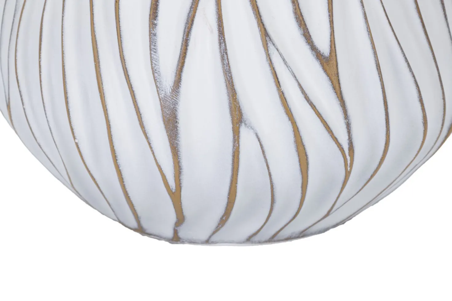 Lampe de table Honduras Résine décorations linéaires abat-jour Tissu Beige