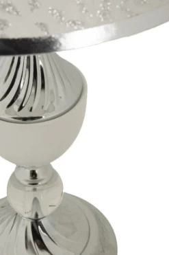Lampe de table Kody finition brillante abat-jour brodé