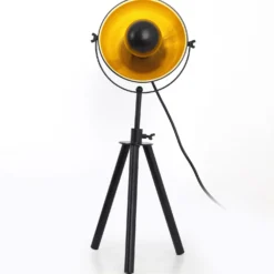 Lampe de table Loxias Noir et Or