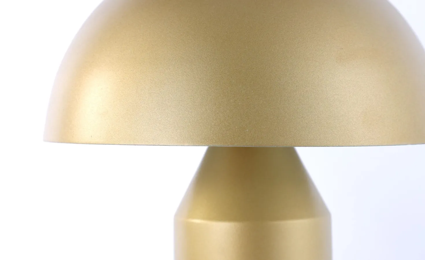 Lampe de table Mushroom Verre Or