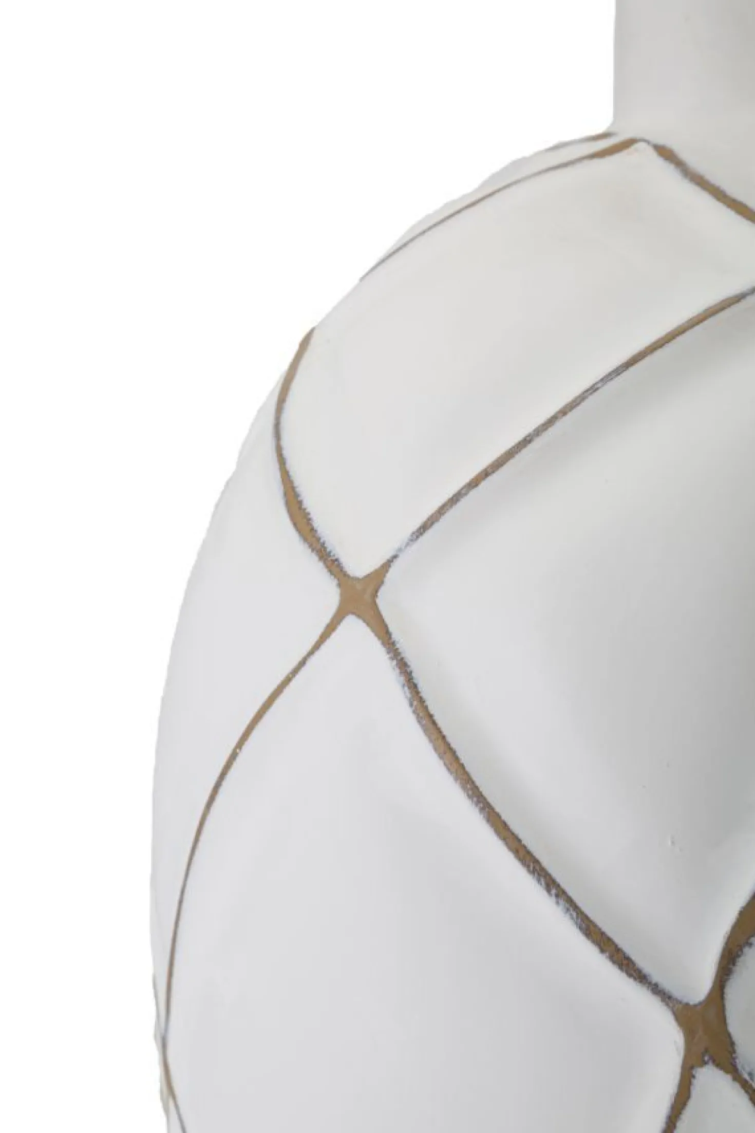 Lampe de table résine décorations géométriques abat-jour tissu beige