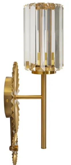 Lampe murale Tirana Verre et Laiton