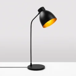 Lampe à poser Mahel H60cm Métal Noir