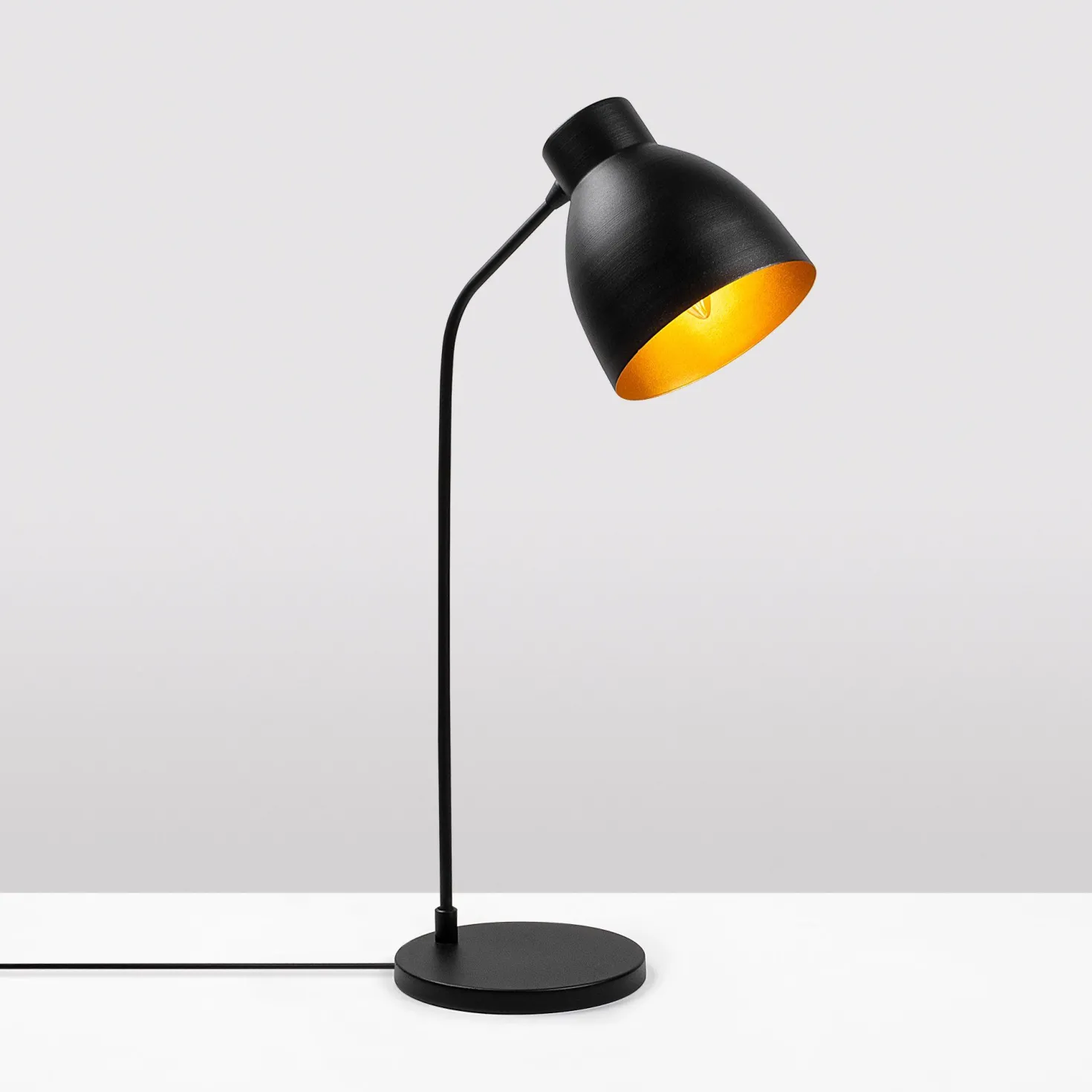 Lampe à poser Mahel H60cm Métal Noir