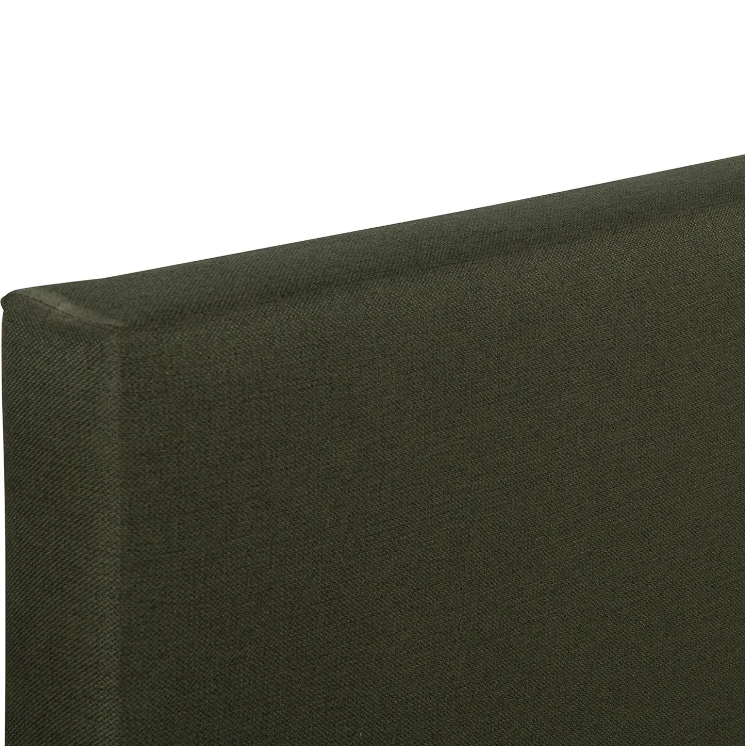 Lit-coffre complet avec tablettes et ports USB intégrés Lukas 160x200cm Tissu Vert