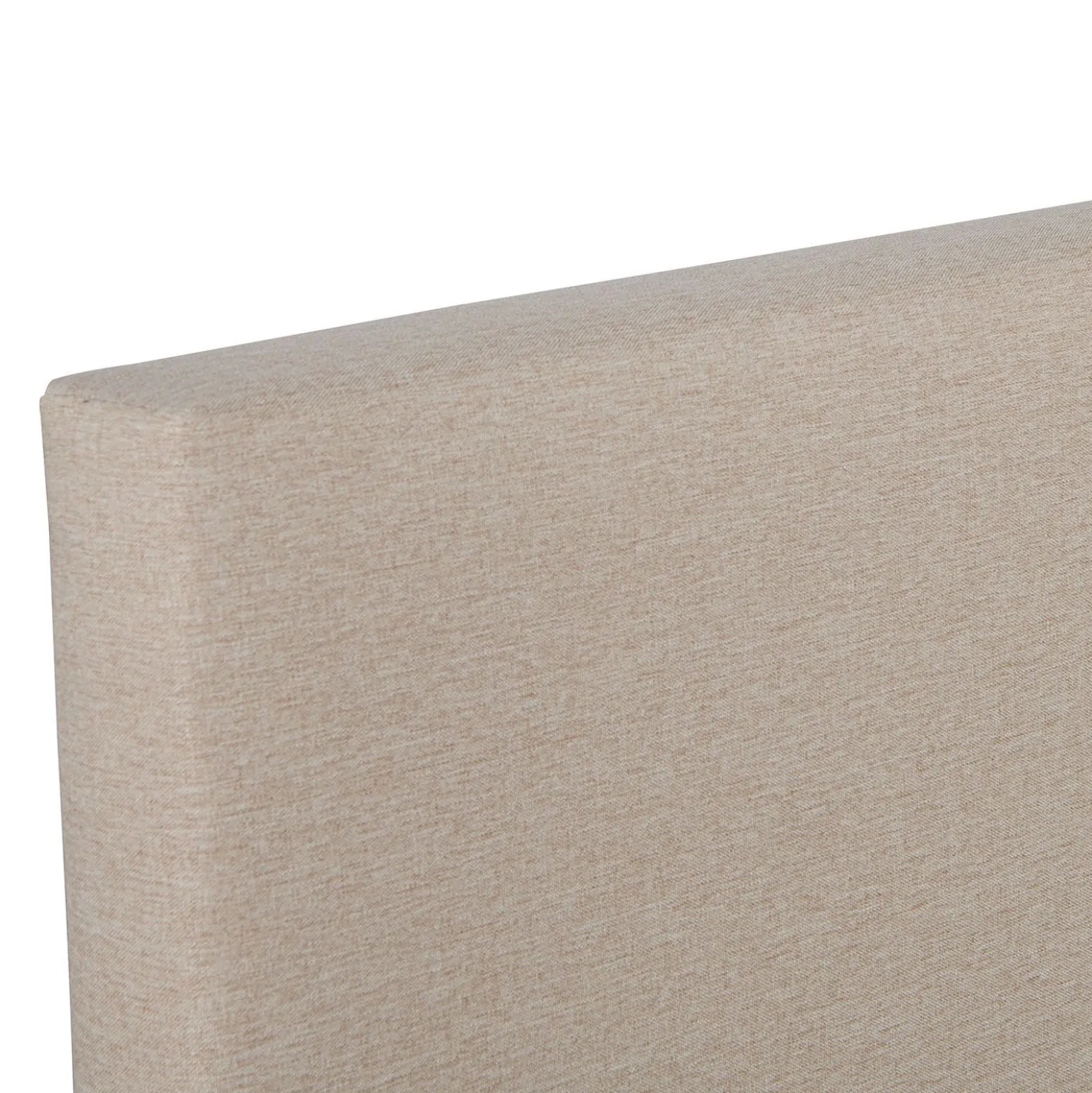 Lit-coffre complet avec tablettes et ports USB intégrés Lukas 180x200cm Tissu Taupe clair