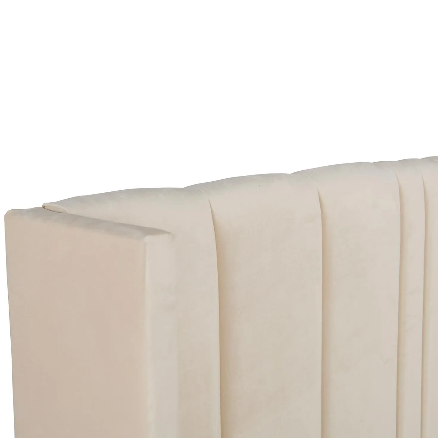 Lit complet avec sommier relevable prises USB et lumières intégrées Line 180x200cm Velours Beige