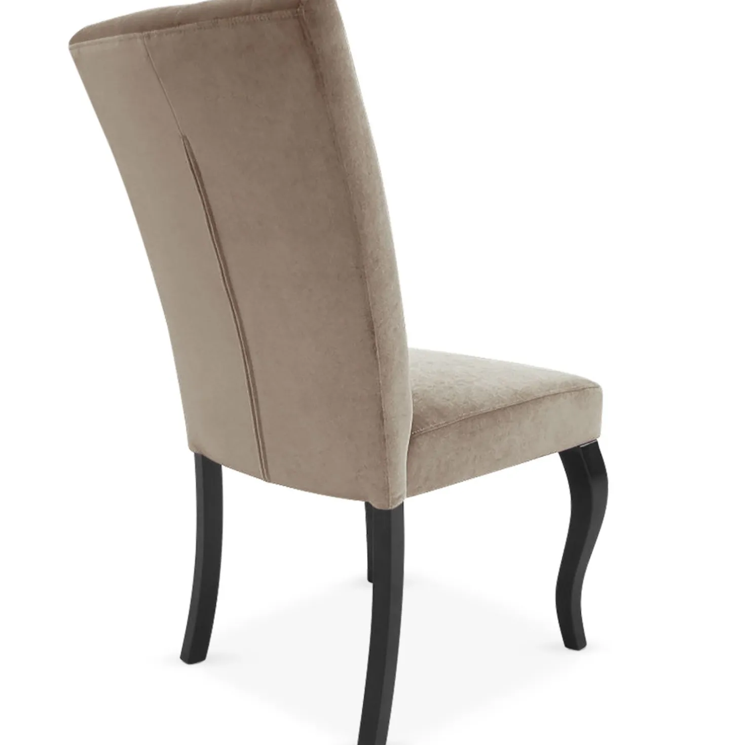 Lot de 2 chaises Beata velours Taupe