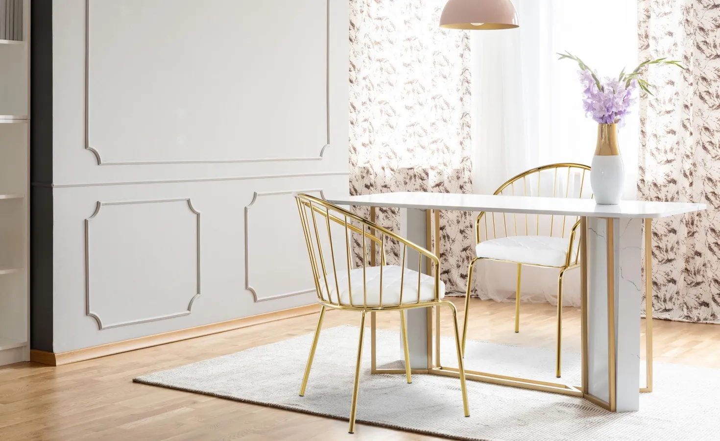 Lot de 2 chaises/fauteuils Eventille Simili Blanc