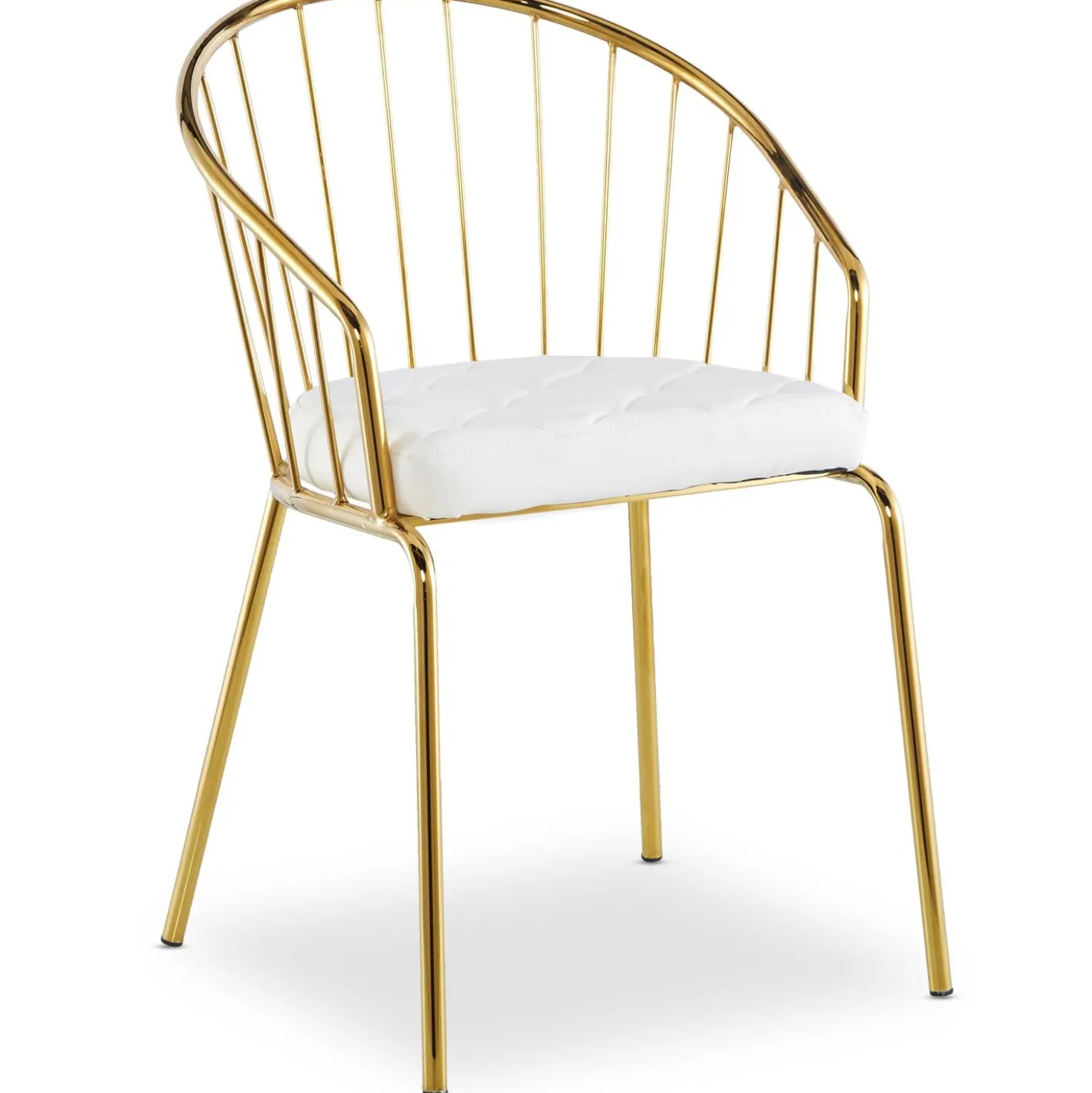 Lot de 2 chaises/fauteuils Eventille Simili Blanc