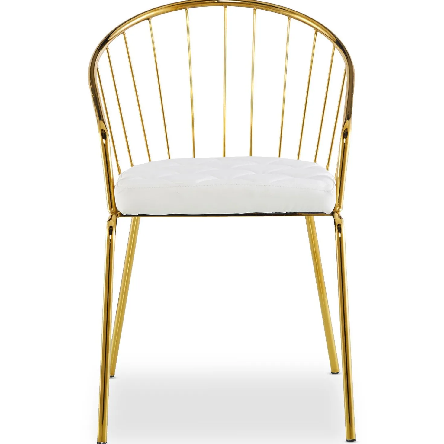 Lot de 2 chaises/fauteuils Eventille Simili Blanc