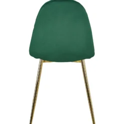 Lot de 4 chaises matelassées Norway Velours Vert