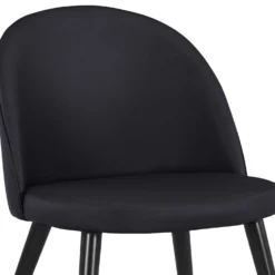 Lot de 4 chaises Maury Simili P.U. Noir