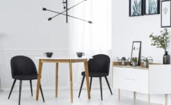 Lot de 2 chaises Maury Simili P.U. Noir
